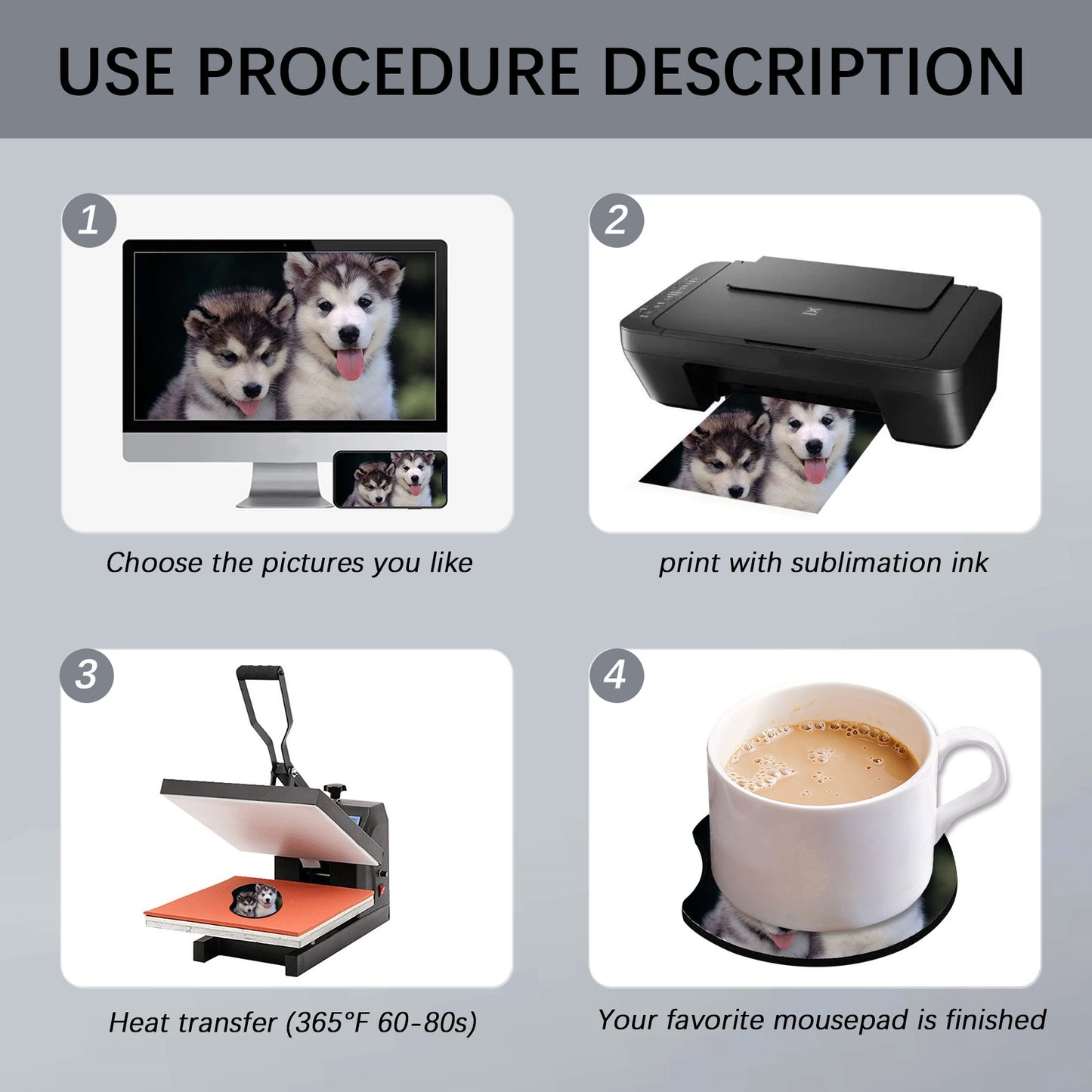 Natural rubber Sublimation Car Coaster Blanks Wholesale