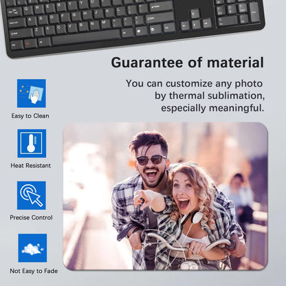 100 PCS Rectangle Sublimation Mouse pad  Blanks Wholesale
