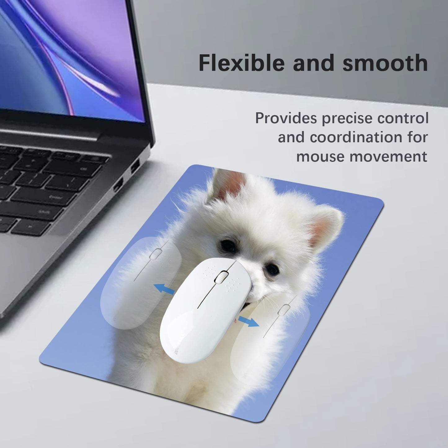 100 PCS Rectangle Sublimation Mouse pad  Blanks Wholesale