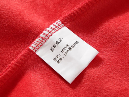 Adult Blank 100 Cotton Zip-Up Hoodie Plush Fleece Thick  Wholesale