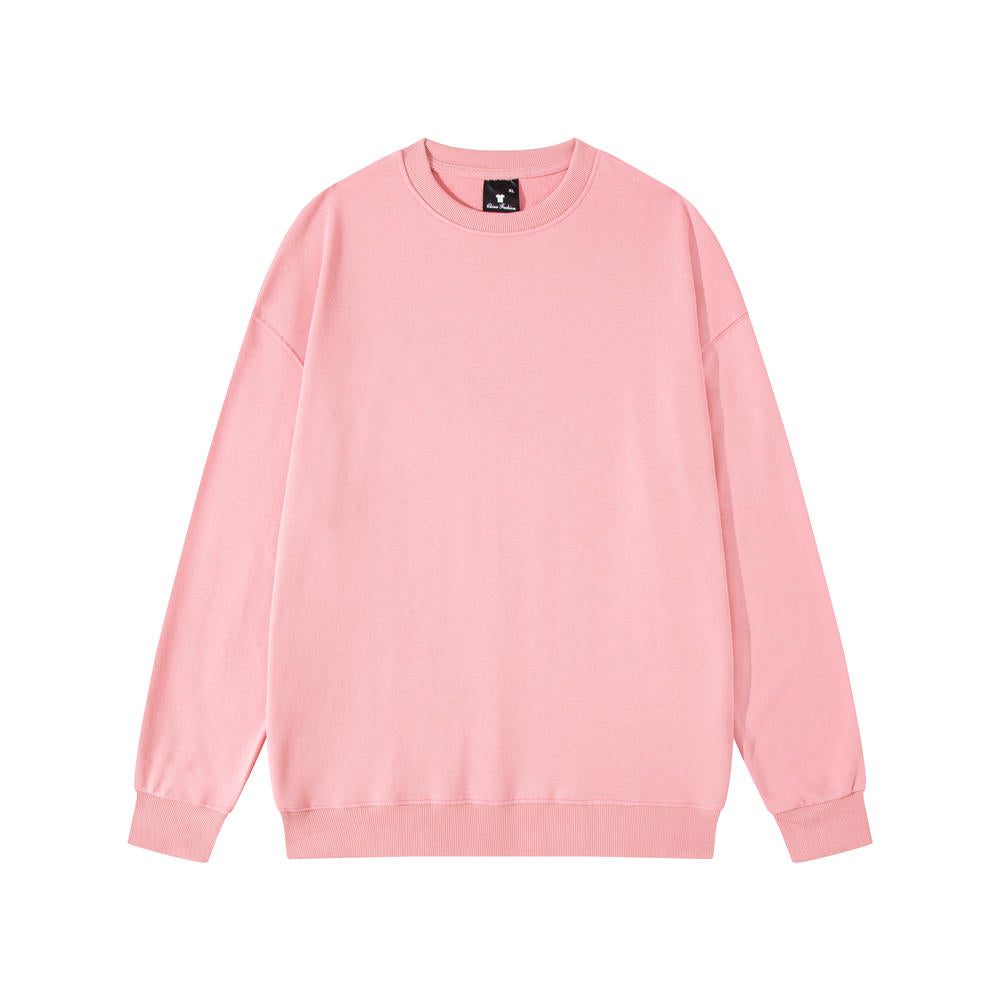 Blank Terry Sweatshirt Drop Shoulder Crewneck Sublimation Ready