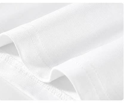Bulk Double Yarn 100 Cotton Blank Round Neck Short Sleeve T Shirts for Adults