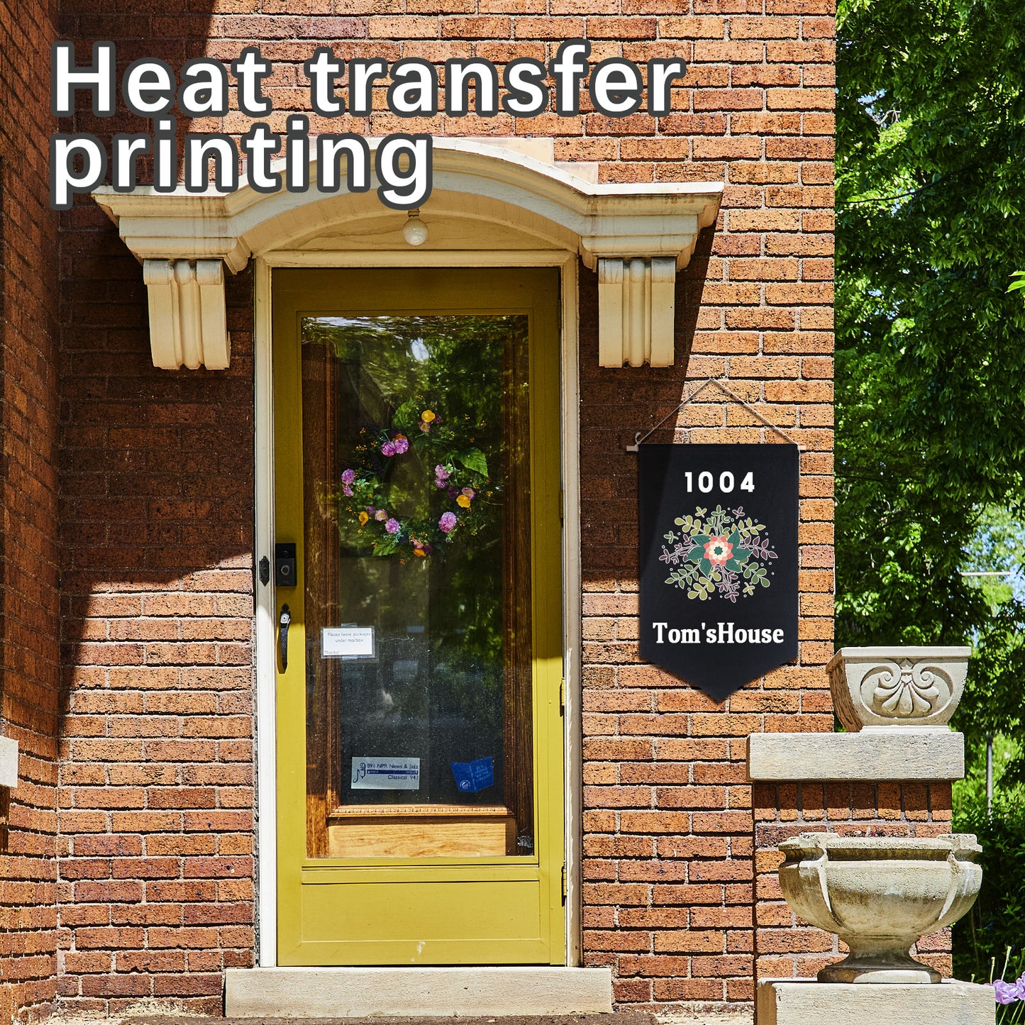 40 Pack Black Sublimation Canvas Banners – Wall Hanging Jewelry Holder
