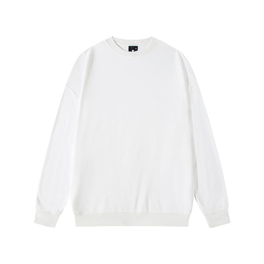 Blank Terry Sweatshirt Drop Shoulder Crewneck Sublimation Ready