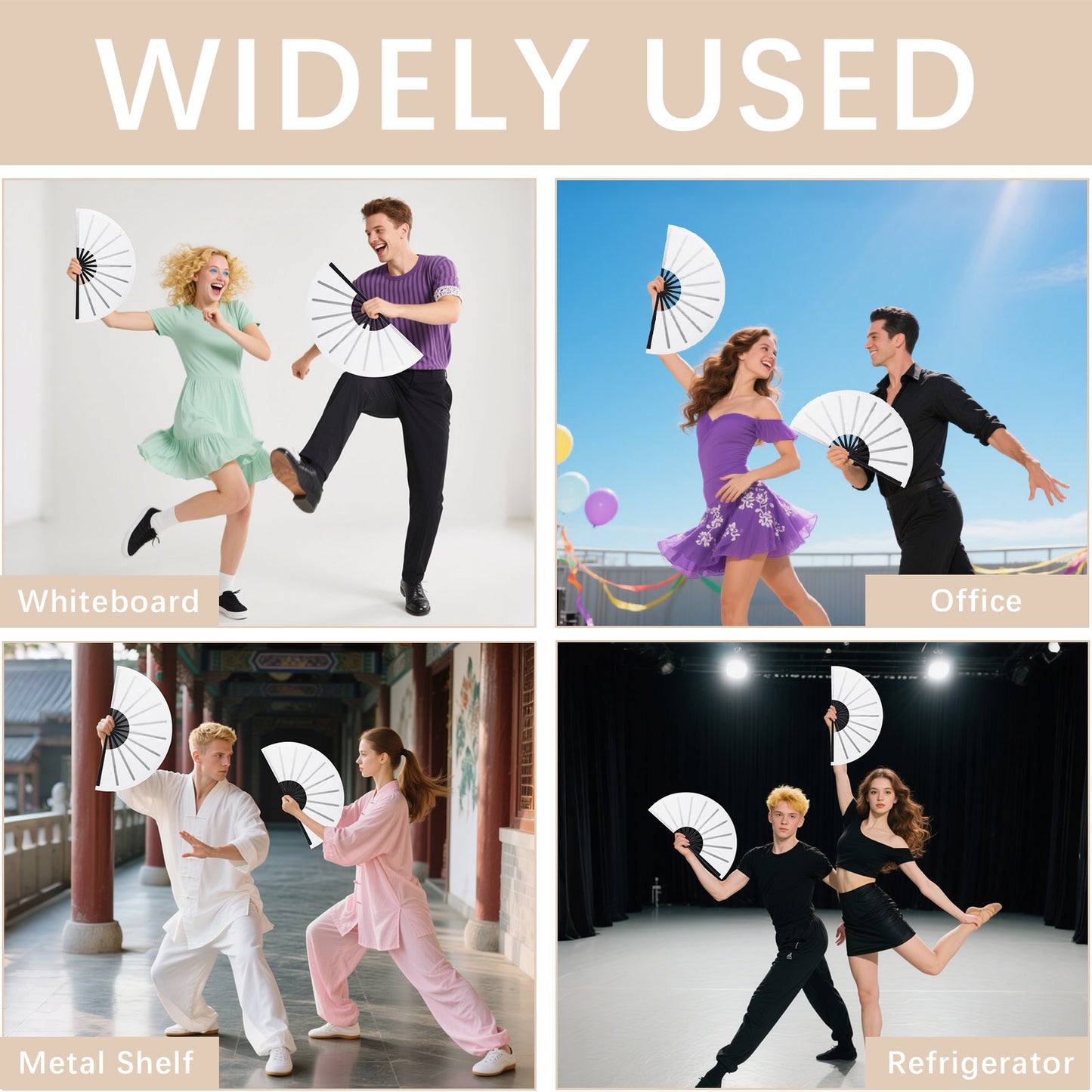 Handheld Sublimation Fold Fans Blanks wholesale