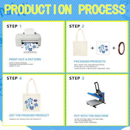 100 PCS Mini White Sublimation Canvas Tote Bags – DIY Kids Crafts