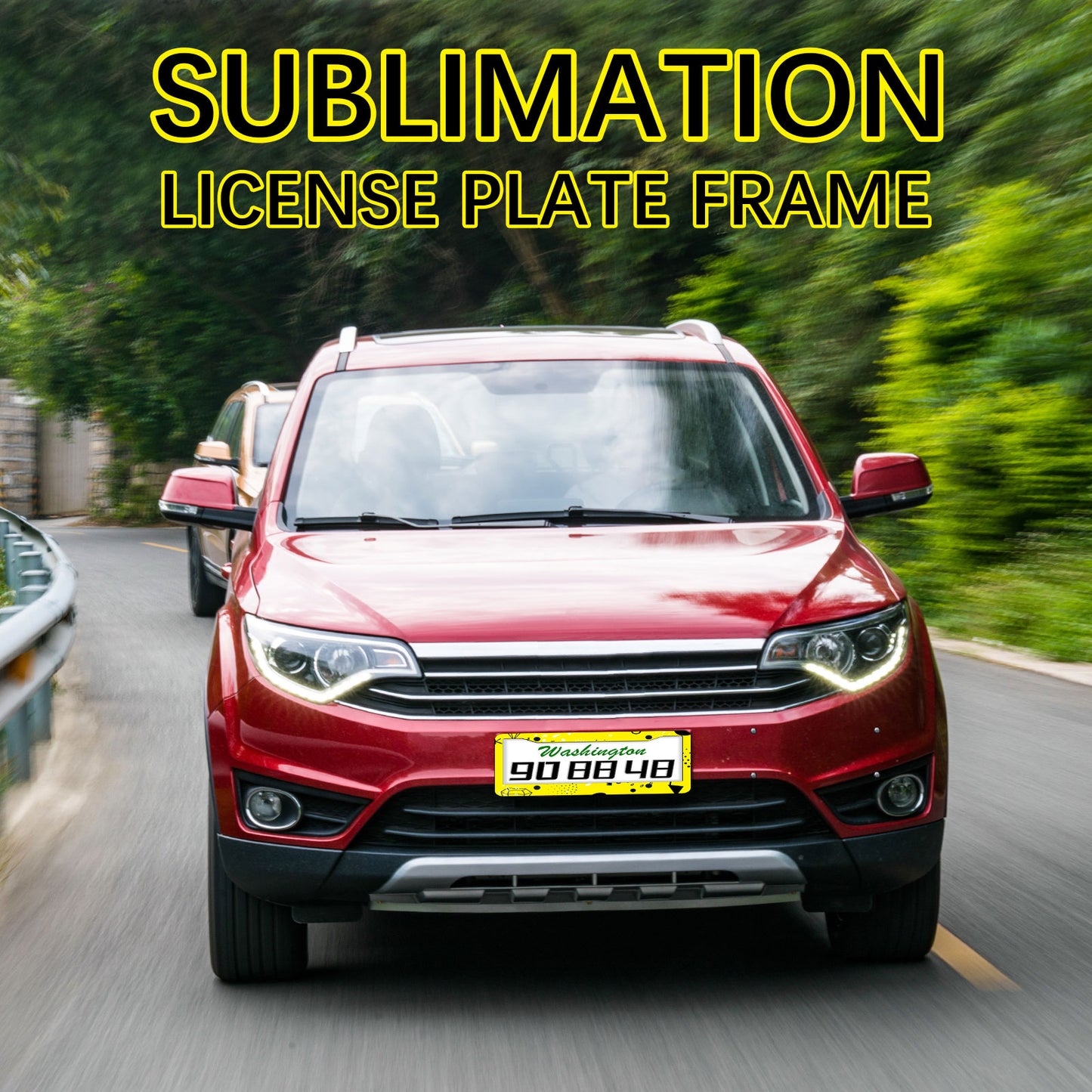 20 PCS Sublimation License Plate Frame Blanks wholesale，Metal Aluminum car Tag White