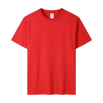 Adult 100 Cotton Short Sleeve Crew Neck Blank T Shirt Unisex Wholesale