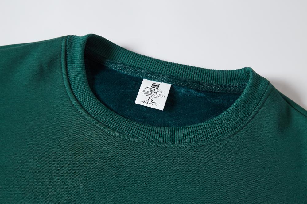 Blank 100 Cotton Sweatshirt Adult Drop Shoulder Round Neck Wholesale