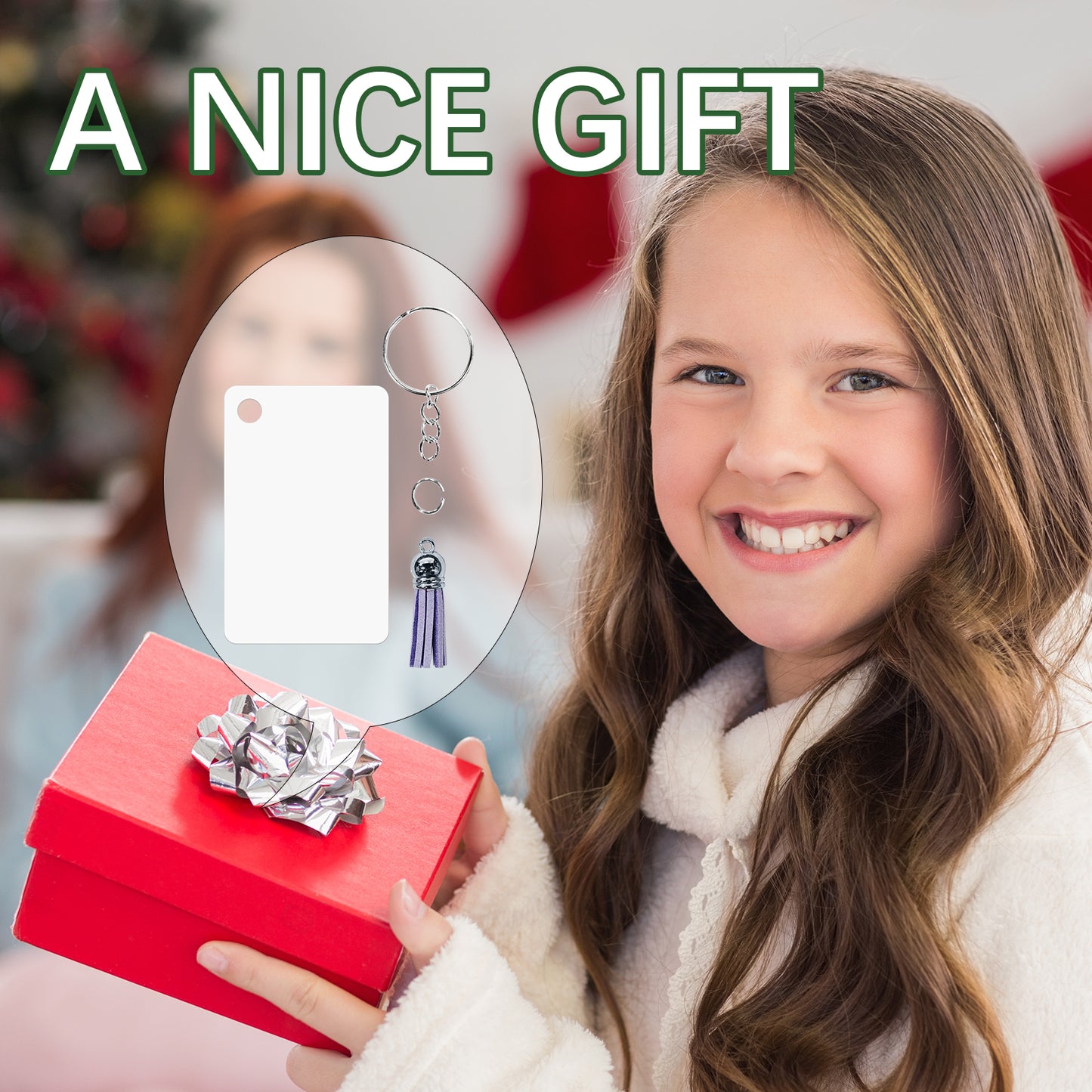 Ellipse Aluminium Sublimation Keychain Blanks Wholesale