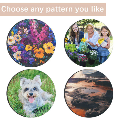 400 PCS Round Natural rubber Sublimation Coaster Blanks Wholesale