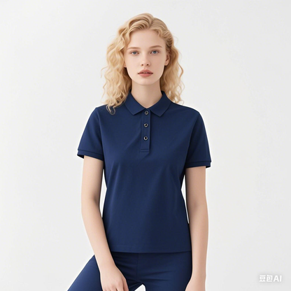 Lightweight Performance Polo with Custom Logo