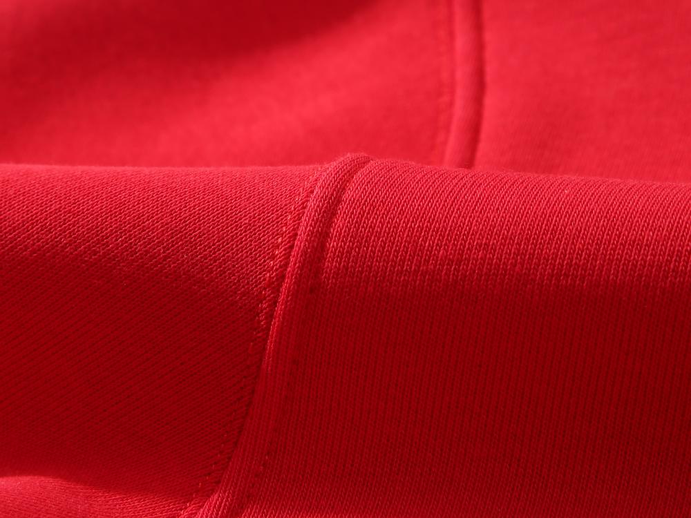 Adult Blank 100 Cotton Zip-Up Hoodie Plush Fleece Thick  Wholesale