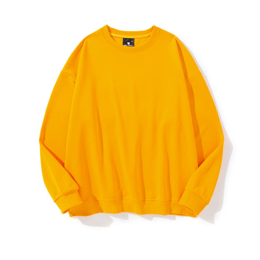 Adult Blank Drop Shoulder Twill Sweatshirt Crew Neck Unisex Fit Wholesale