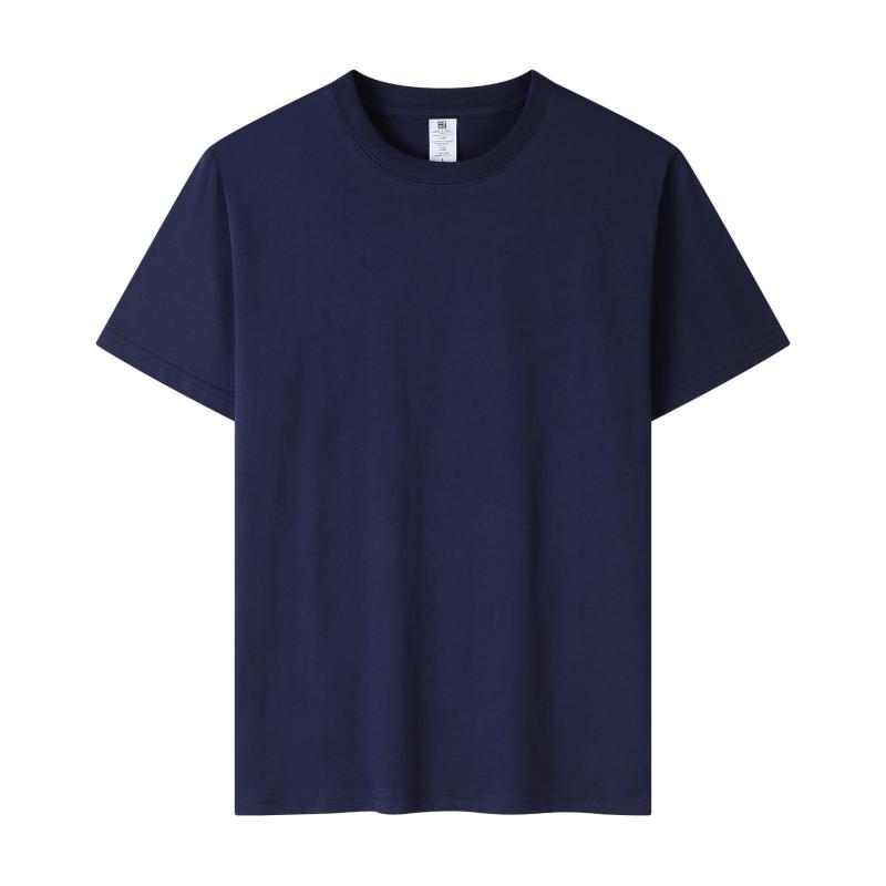 Adult 100 Cotton Short Sleeve Crew Neck Blank T Shirt Unisex Wholesale
