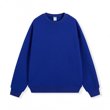 Blank 100 Cotton Sweatshirt Adult Drop Shoulder Round Neck Wholesale