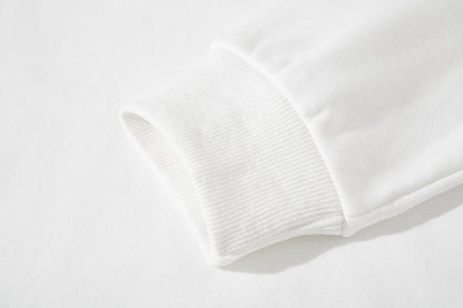 Blank Terry Sweatshirt Drop Shoulder Crewneck Sublimation Ready