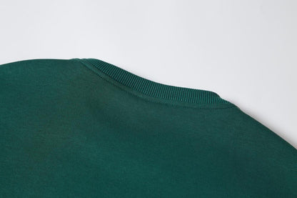 Blank 100 Cotton Sweatshirt Adult Drop Shoulder Round Neck Wholesale