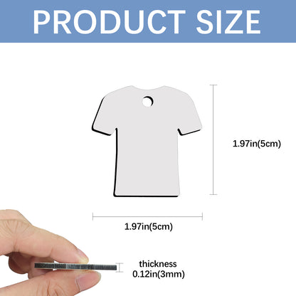 MDF T-shirt Sublimation Keychain Blanks Wholesale
