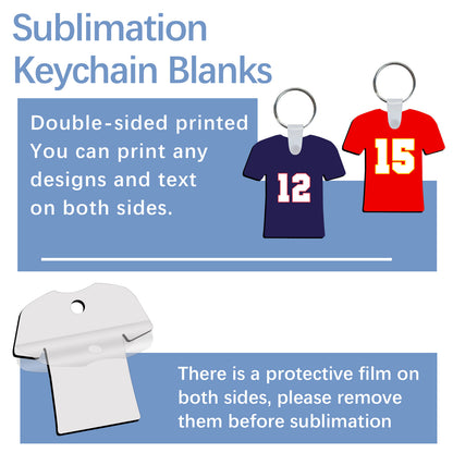 MDF T-shirt Sublimation Keychain Blanks Wholesale