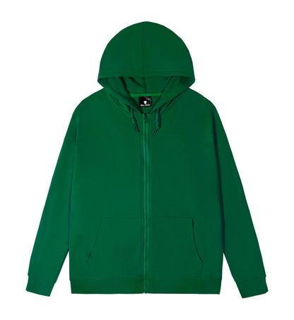 Sublimation Blank Twill Hoodie Zipper Front Cardigan Style for Adults