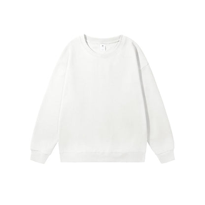 Adult Blank Drop Shoulder Sweatshirt Round Neck  Wholesale