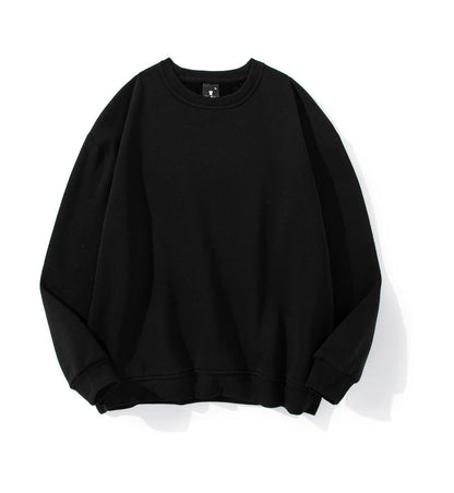 Blank 100 Cotton Sweatshirt Adult Drop Shoulder Round Neck Wholesale