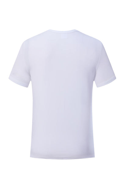 Modal Short Sleeve White T Shirt Blank for Sublimation Adult Unisex