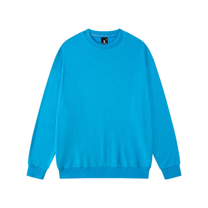 Blank Terry Sweatshirt Drop Shoulder Crewneck Sublimation Ready