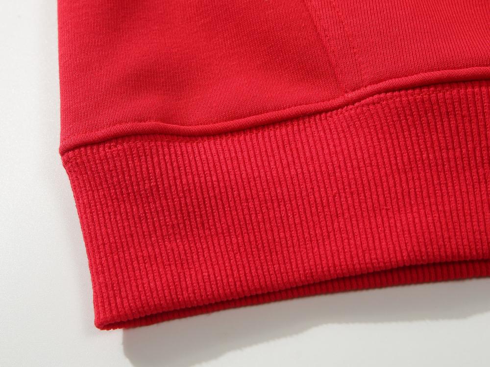 Adult Blank 100 Cotton Zip-Up Hoodie Plush Fleece Thick  Wholesale