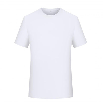 Wholesale Unisex Adult Short Sleeve Blank White T Shirt 100 Polyester