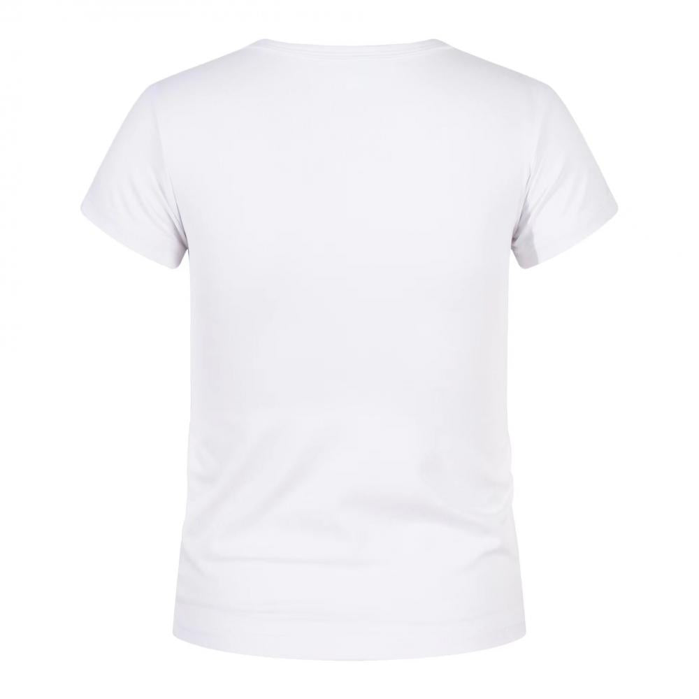 Wholesale Kids Blank Short Sleeve T-Shirt  Polyester Spandex Blend